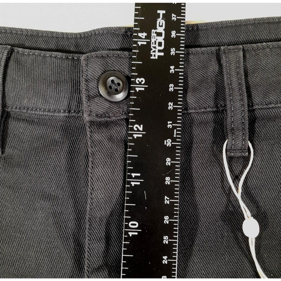 Quince Organic Stretch Cotton Twill Wide-Leg Crop Pant Black Size 32 NWT - Picture 12 of 13